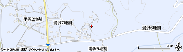 岩手県北上市湯沢６地割100周辺の地図