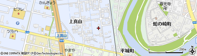 秋田県横手市横手町上真山227周辺の地図
