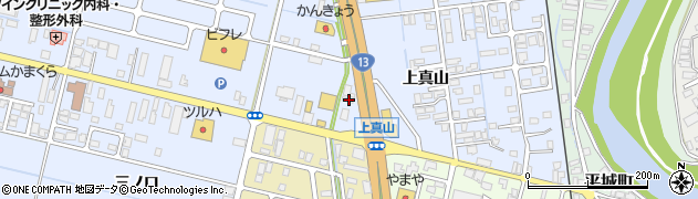 秋田県横手市横手町上真山126周辺の地図