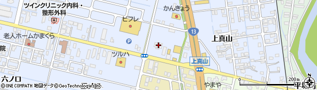 秋田県横手市横手町上真山112周辺の地図
