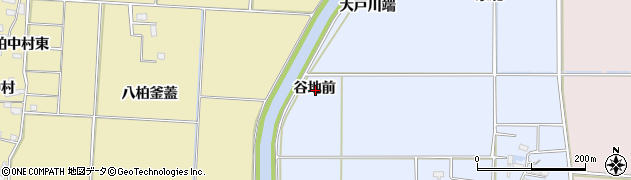 秋田県横手市塚堀谷地前周辺の地図