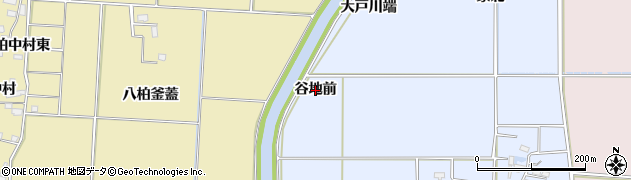 秋田県横手市塚堀（谷地前）周辺の地図