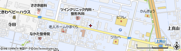 秋田県横手市横手町（大関越）周辺の地図