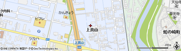 秋田県横手市横手町上真山179周辺の地図