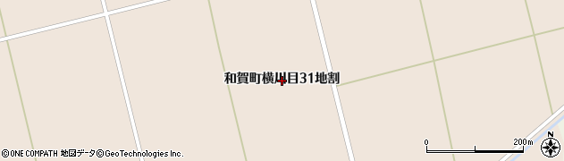 岩手県北上市和賀町横川目（３１地割）周辺の地図