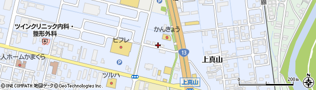 秋田県横手市横手町上真山31周辺の地図