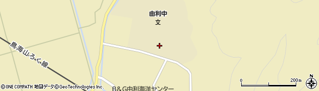 秋田県由利本荘市前郷根堀台周辺の地図