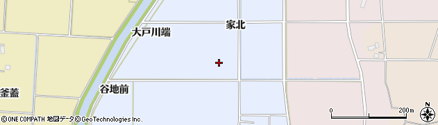 秋田県横手市塚堀周辺の地図