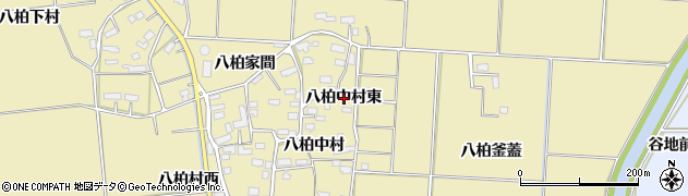 秋田県横手市大雄（八柏中村東）周辺の地図