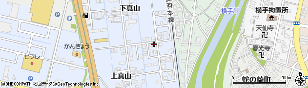 秋田県横手市横手町上真山240周辺の地図