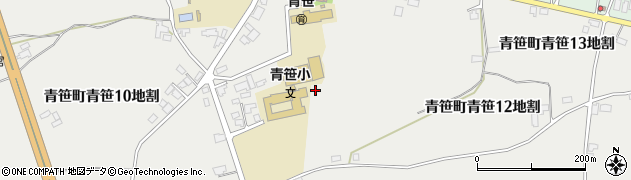 岩手県遠野市青笹町青笹（１１地割）周辺の地図