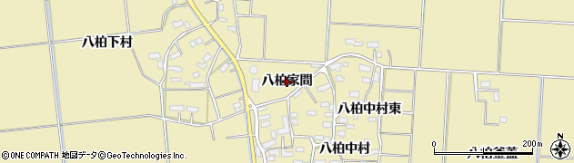 秋田県横手市大雄（八柏家間）周辺の地図