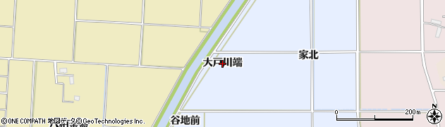 秋田県横手市塚堀（大戸川端）周辺の地図