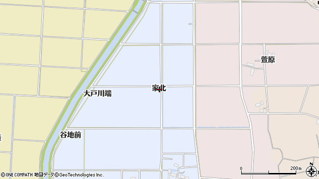 〒013-0066 秋田県横手市塚堀の地図