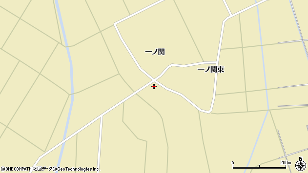 〒013-0356 秋田県横手市大雄一ノ関南の地図