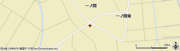 秋田県横手市大雄（一ノ関南）周辺の地図