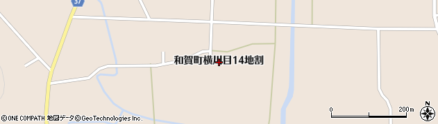 岩手県北上市和賀町横川目（１４地割）周辺の地図