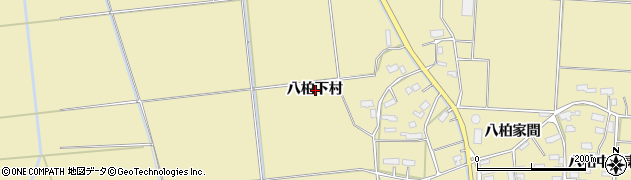 秋田県横手市大雄八柏下村周辺の地図
