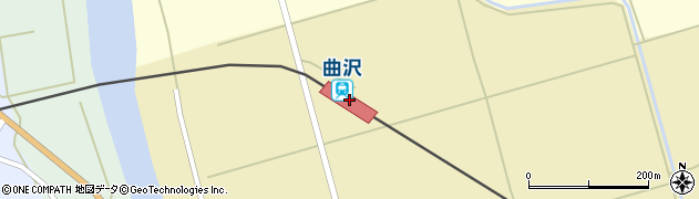 秋田県由利本荘市周辺の地図