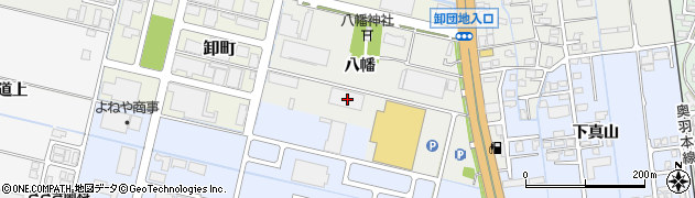 秋田県横手市八幡八幡169周辺の地図