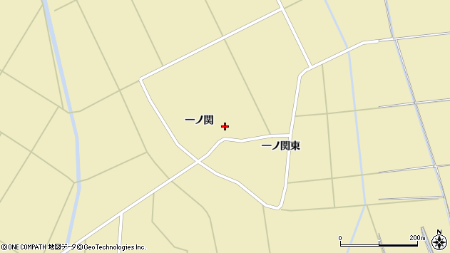 〒013-0353 秋田県横手市大雄一ノ関の地図