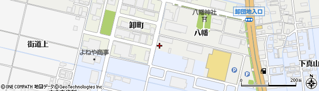 秋田県横手市八幡八幡161周辺の地図