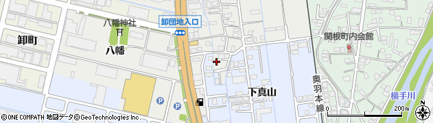 秋田県横手市八幡八幡4周辺の地図