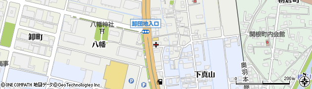 秋田県横手市八幡八幡217周辺の地図