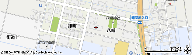 秋田県横手市八幡八幡145周辺の地図