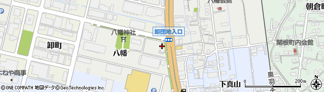 秋田県横手市八幡八幡103周辺の地図