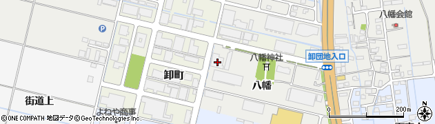 秋田県横手市八幡八幡79周辺の地図