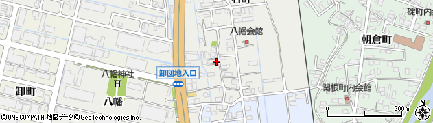 秋田県横手市八幡八幡147周辺の地図