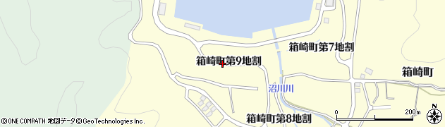 岩手県釜石市箱崎町（第９地割）周辺の地図