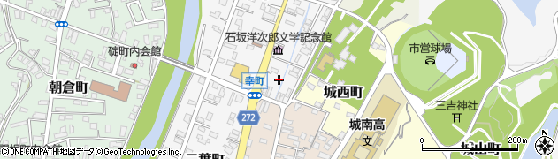 秋田県横手市幸町1周辺の地図