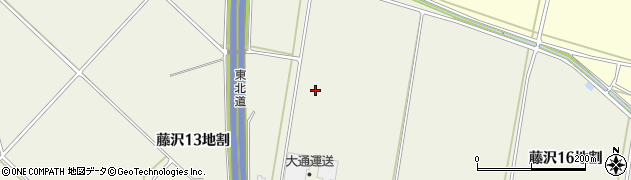 岩手県北上市藤沢（１３地割）周辺の地図