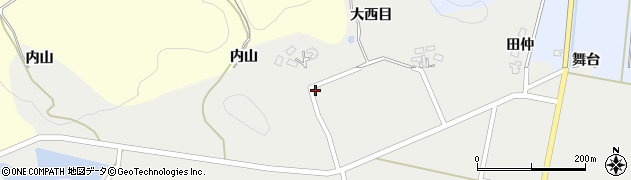 秋田県由利本荘市西目町西目大西目433周辺の地図
