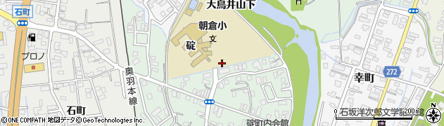 秋田県横手市睦成（大鳥井山下）周辺の地図