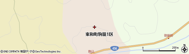 岩手県花巻市東和町駒籠周辺の地図