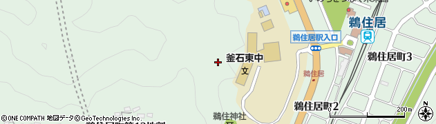 岩手県釜石市鵜住居町周辺の地図