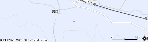 秋田県由利本荘市東鮎川谷地17周辺の地図