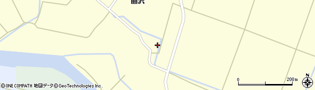 秋田県由利本荘市曲沢曲沢33周辺の地図