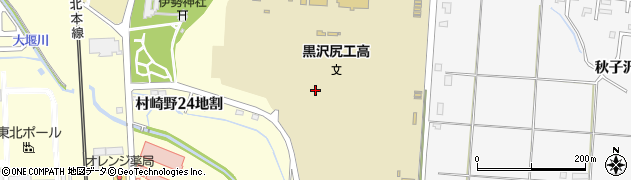岩手県北上市村崎野（２４地割）周辺の地図