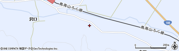 秋田県由利本荘市東鮎川（石垣）周辺の地図