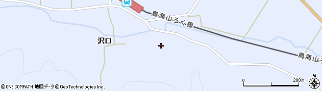 秋田県由利本荘市東鮎川谷地周辺の地図