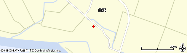 秋田県由利本荘市曲沢曲沢39周辺の地図