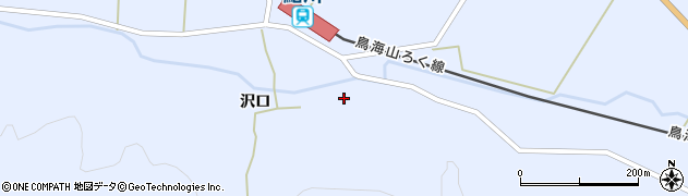 秋田県由利本荘市東鮎川谷地7周辺の地図