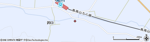 秋田県由利本荘市東鮎川谷地12周辺の地図