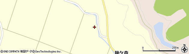 秋田県由利本荘市曲沢（大谷地）周辺の地図