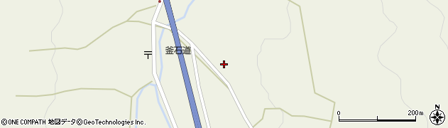 岩手県花巻市東和町倉沢２区周辺の地図