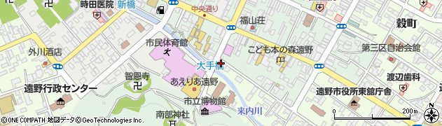 新里豆腐店周辺の地図